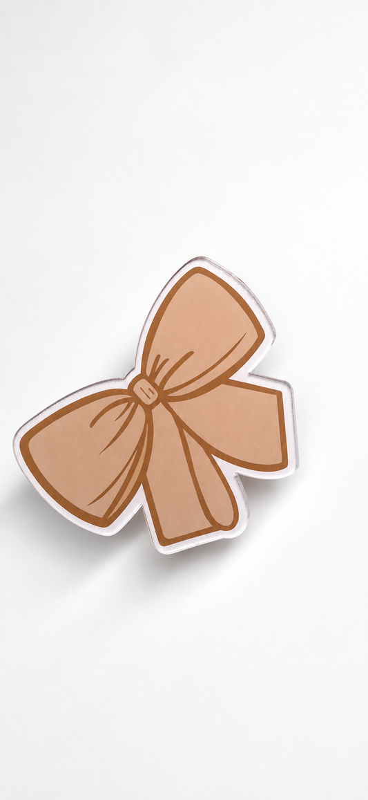 Brown Bow Lash tile
