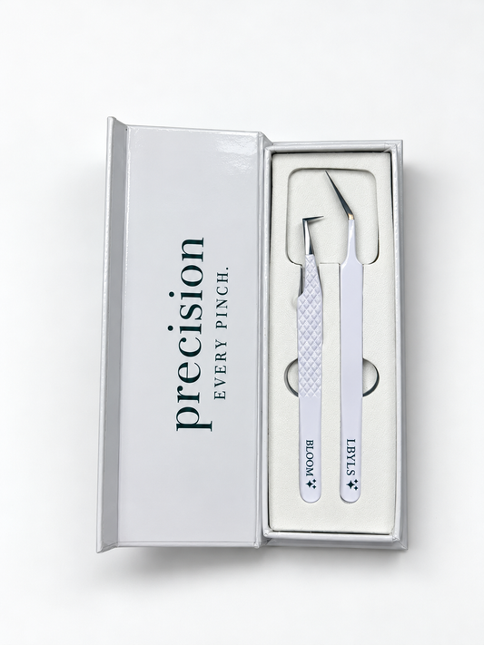 Pretty Partners Fiber grip Tweezer Duo
